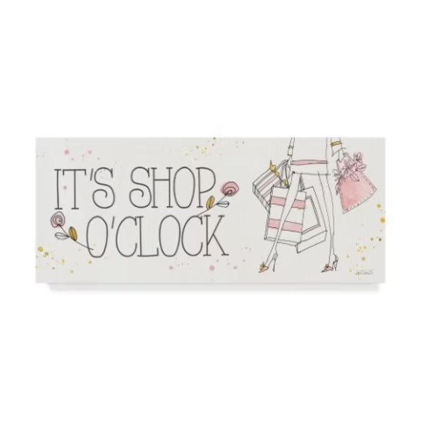Anne Tavoletti 'Fashion Feet X' Canvas Art, 8x19, Trademark Fine Art, Mfr#: WAP03497-C819GG